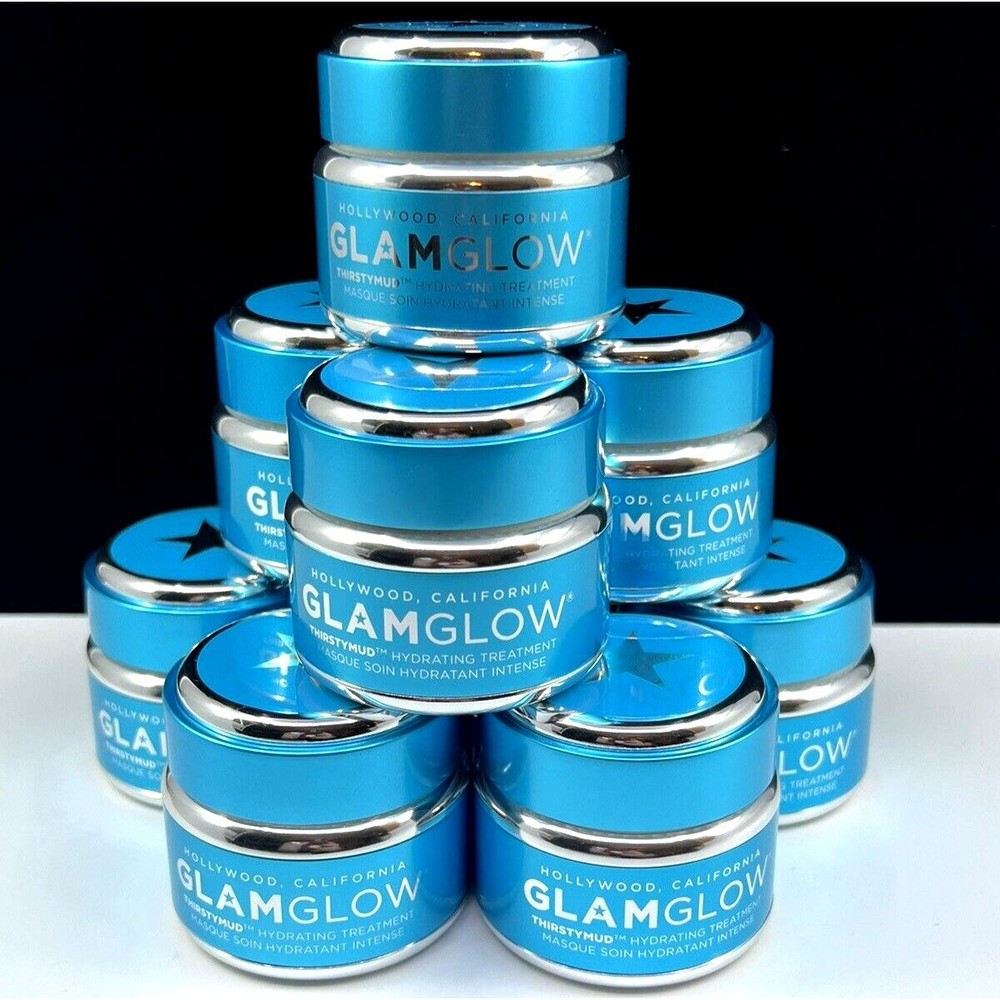 GlamGlow ThirstyMud Hydrating Treatment Factory Sealed No Box 1.7oz Full Size